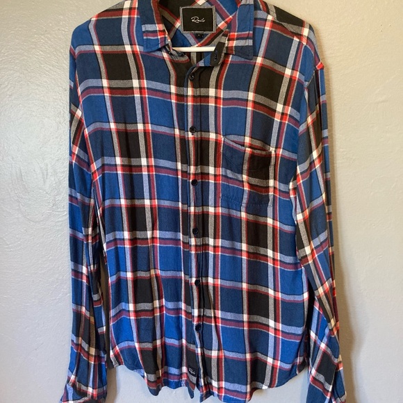 Rails Men’s Large Plaid Shirt - Picture 1 of 5